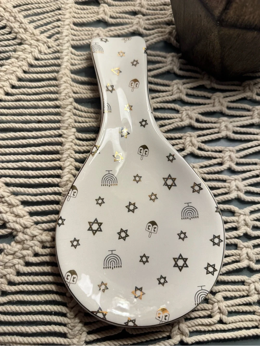 LIKE NEW Willow & Riley Hanukkah 🕎 Festive Spoon Rest